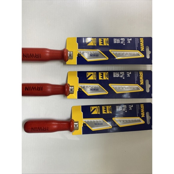 Irwin Other - IRWIN Tools Standard Drywall/Jab Saw (2014102) Wood Handle - New Set of 3